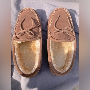 Red Wing Suede and Sheepskin Slippers